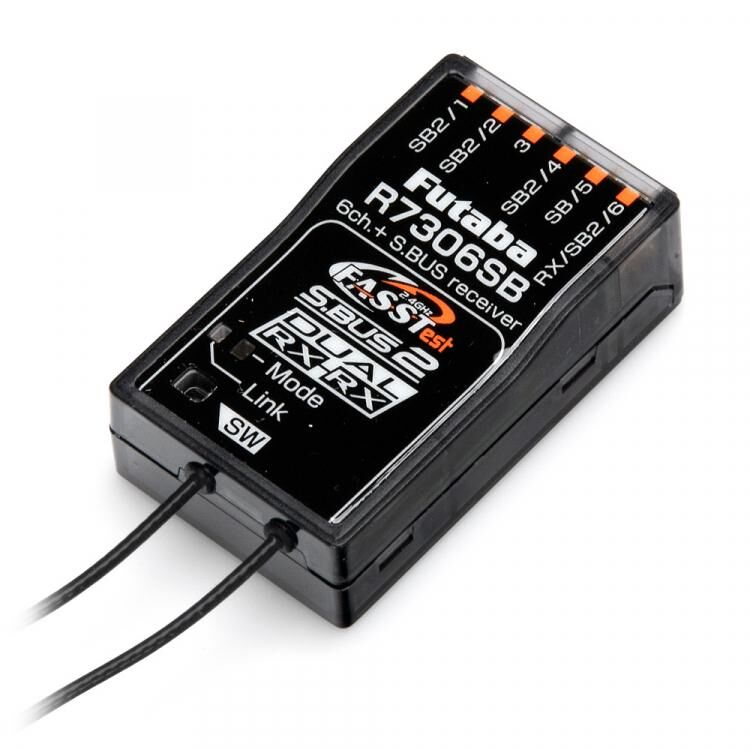 Futaba R7306SB 6-ch Air Receiver (18-ch SBus) FASSTest